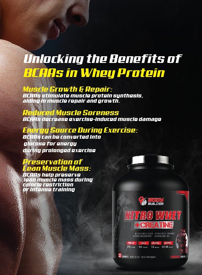 Body Builder Nitro Whey + Creatine Vanilla 4lbs