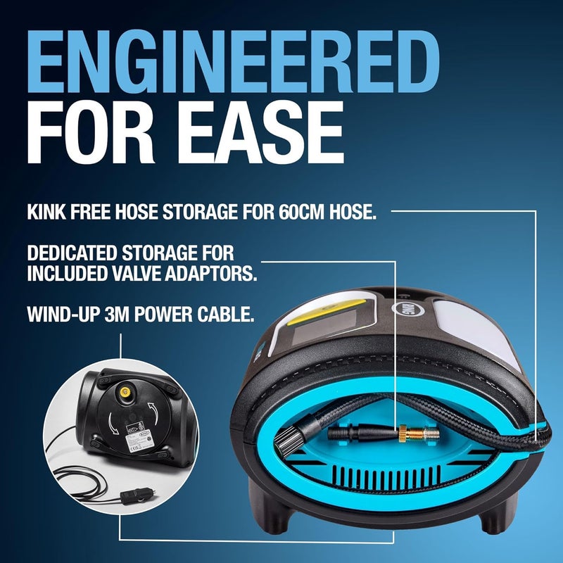 Ring Automotive ULTRAINFLATE 20 Cordless Digital Tyre Inflator with Auto-Stop & Progress Meter - Image 5