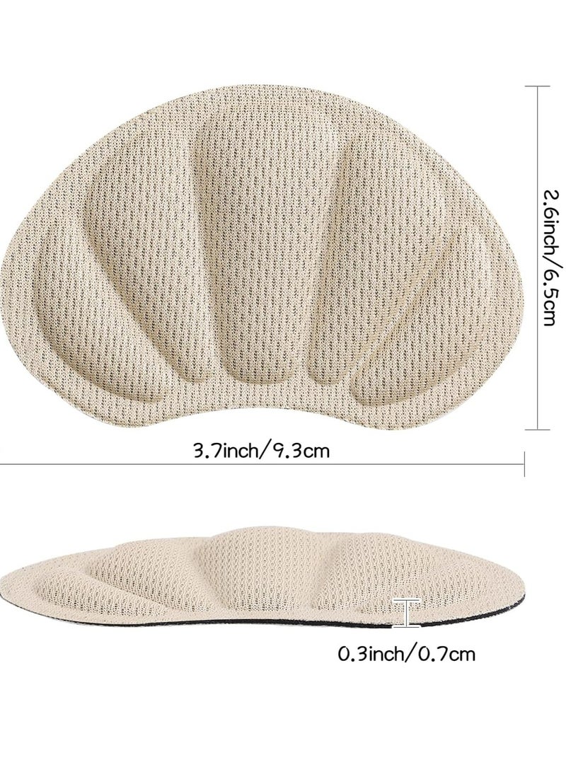 أوزيغالور 4 قطعة من بطاقات الحماية الخلفية للأرجل ، ورق مرطب مركز القدم المغطى بالغراء القابل للإعادة الاستخدام ، حماية الأحذية للرجال والنساء - Image 2