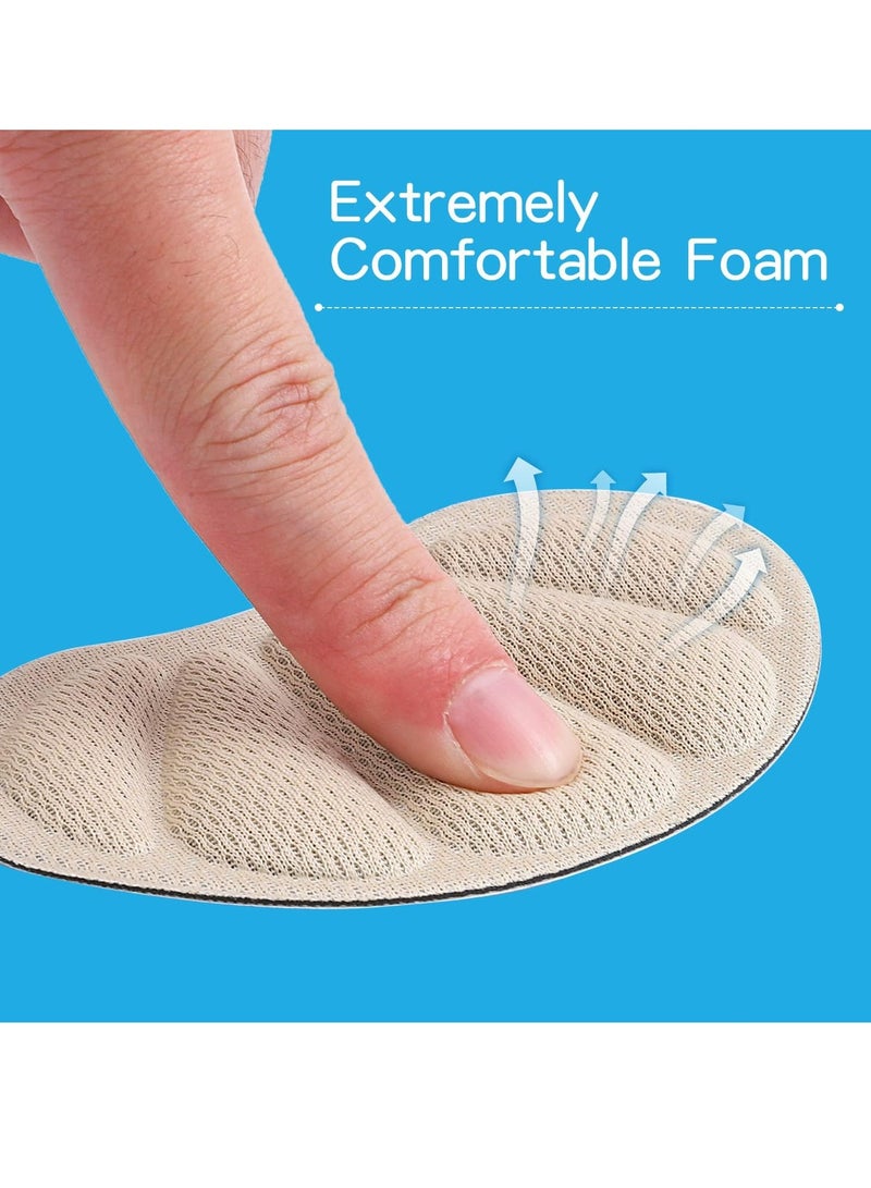 أوزيغالور 4 قطعة من بطاقات الحماية الخلفية للأرجل ، ورق مرطب مركز القدم المغطى بالغراء القابل للإعادة الاستخدام ، حماية الأحذية للرجال والنساء - Image 3