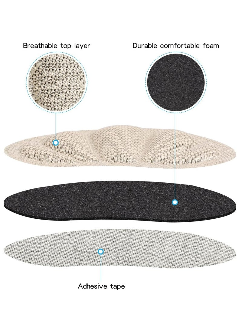 أوزيغالور 4 قطعة من بطاقات الحماية الخلفية للأرجل ، ورق مرطب مركز القدم المغطى بالغراء القابل للإعادة الاستخدام ، حماية الأحذية للرجال والنساء - Image 4
