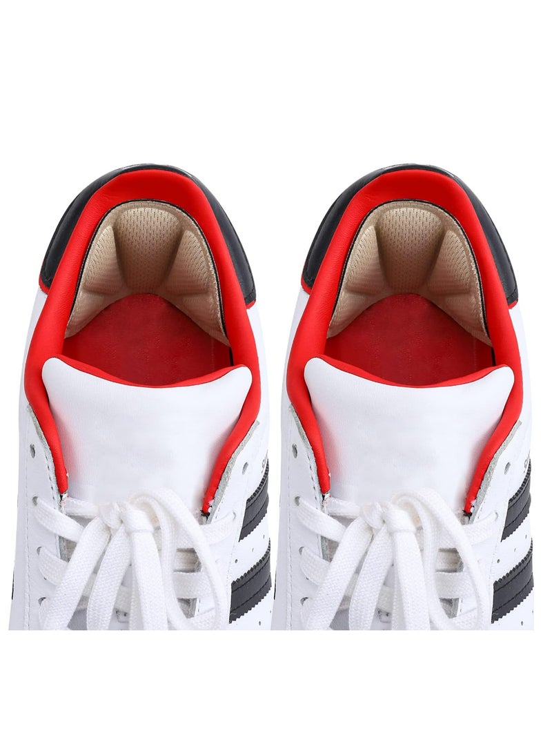 أوزيغالور 4 قطعة من بطاقات الحماية الخلفية للأرجل ، ورق مرطب مركز القدم المغطى بالغراء القابل للإعادة الاستخدام ، حماية الأحذية للرجال والنساء - Image 5