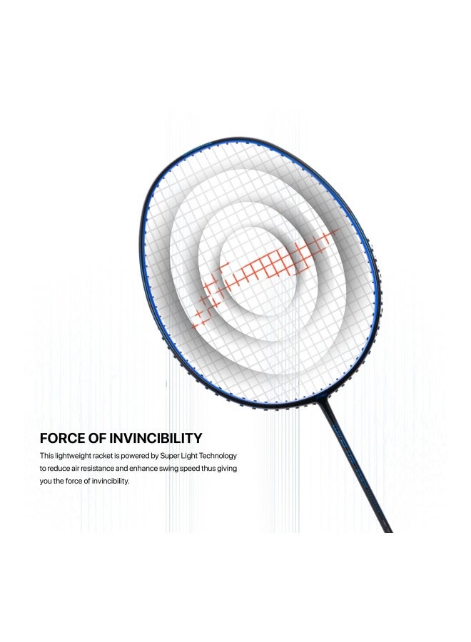 لي-نينج مضرب بادمنتون Wind Lite Stealth Carbon Fibre غير مشدود مع غطاء كامل مجاني (مدعوم من Windstorm) - Image 4