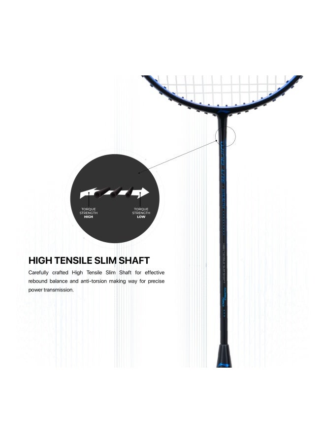 لي-نينج مضرب بادمنتون Wind Lite Stealth Carbon Fibre غير مشدود مع غطاء كامل مجاني (مدعوم من Windstorm) - Image 5
