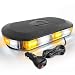 HLauto 700A Rooftop Emergency Strobe Lights Bar 72 LED Amber White Mini Beacon Safety Flashing Warning Traffic Lights Bar wMagnetic Base for 1224V Trucks Construction Vehicles Snowplow Cars - Image 2