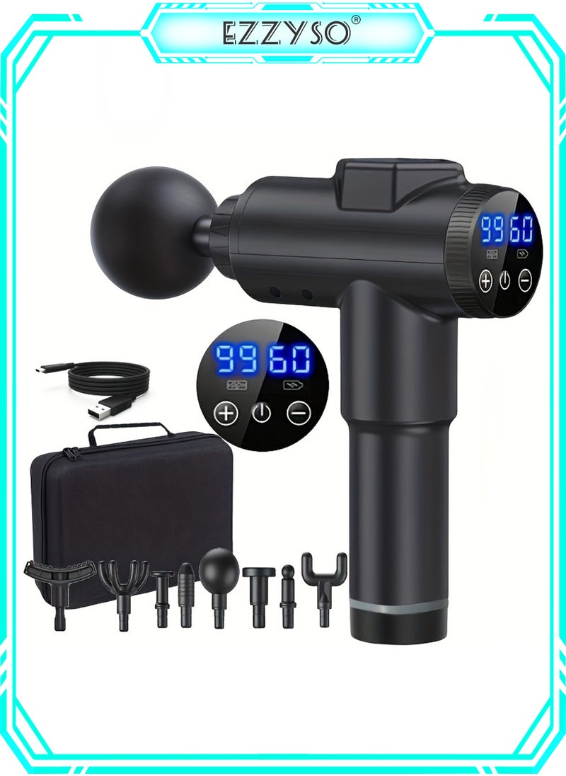 99 Level Massage Gun Usb Rechargeable 8 Heads Ultra-quiet And Powerful Motor Relax Deep Tissue Muscle Relaxation Massager Fascia Massager For Back Neck Pain Relief - pzsku/ZE43165ACE8FB72EEFA68Z/45/_/1736731087/7fbcc069-f551-4d51-b732-2b5d7448be39