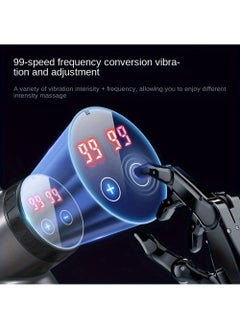 EzzySo 99 Level Massage Gun Usb Rechargeable 8 Heads Ultra-quiet And Powerful Motor Relax Deep Tissue Muscle Relaxation Massager Fascia Massager For Back Neck Pain Relief  - Image 3