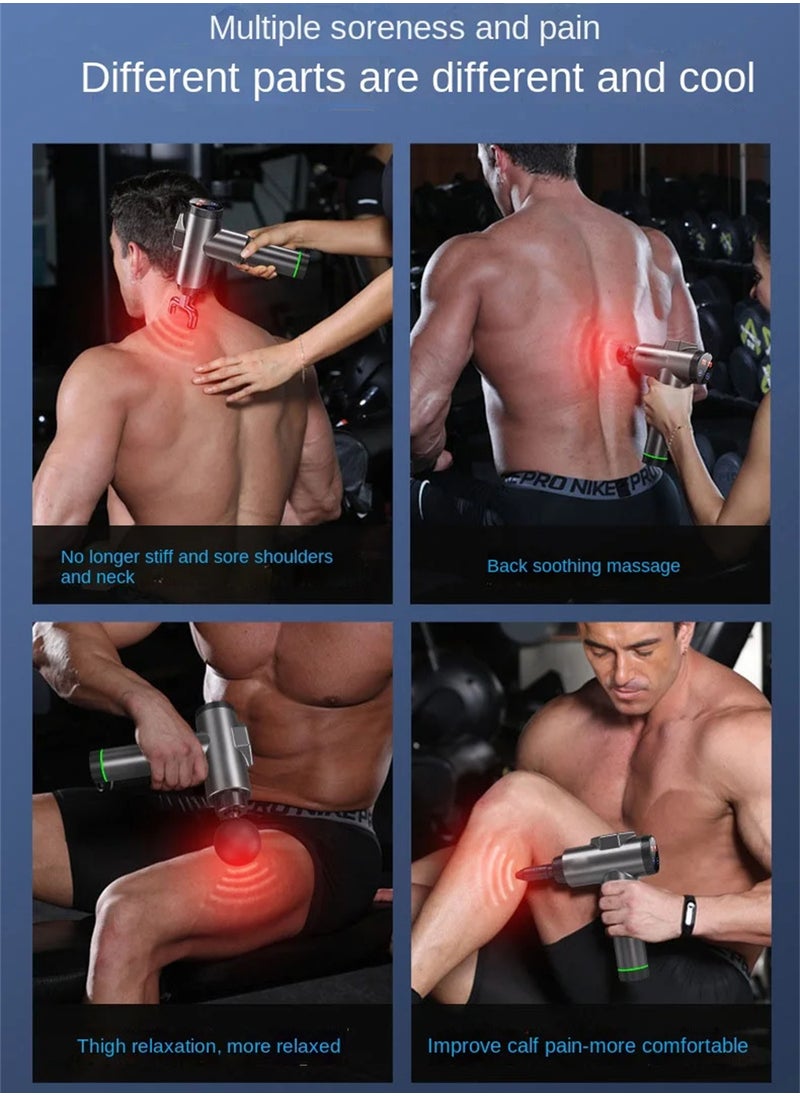 99 Level Massage Gun Usb Rechargeable 8 Heads Ultra-quiet And Powerful Motor Relax Deep Tissue Muscle Relaxation Massager Fascia Massager For Back Neck Pain Relief - pzsku/ZE43165ACE8FB72EEFA68Z/45/_/1736731090/ece677c2-4567-48b5-afa1-22dc1fdf6426