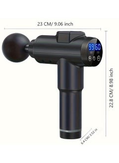 EzzySo 99 Level Massage Gun Usb Rechargeable 8 Heads Ultra-quiet And Powerful Motor Relax Deep Tissue Muscle Relaxation Massager Fascia Massager For Back Neck Pain Relief  - Image 2