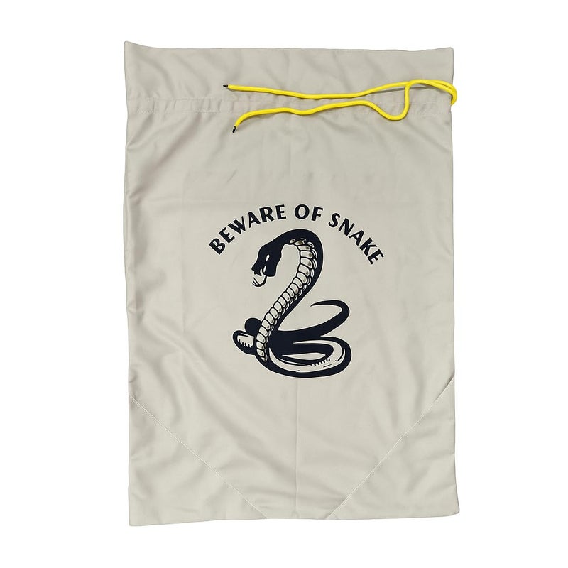 Stylera Heavy Duty Snake & Reptile Bag with Drawstring and Handle | 86 x 53 cm Large Snake Catching Bag with Sewn Bottom Corners for Safe Transport and Rescue Operations (Pack of 1) - Image 1