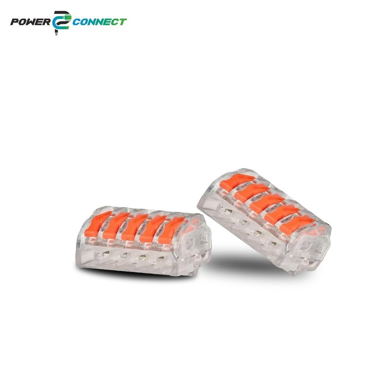 POWER CONNECT 5Lever Releasable Wire Connector SET OF 100 Pcs Spring Force 5Lever Type Wire Connector Type Connector SET OF 100 Pcs - Image 2