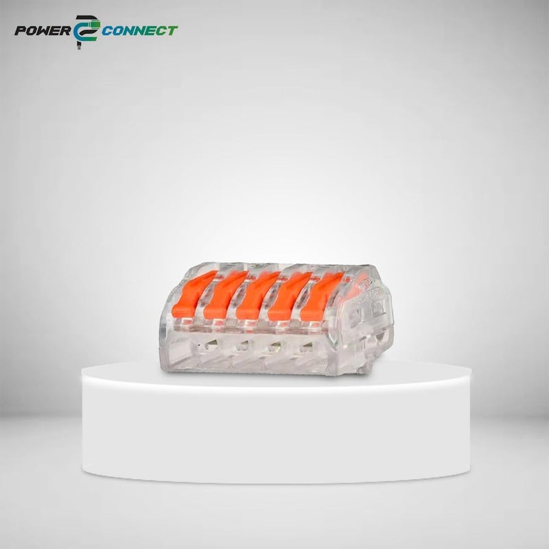POWER CONNECT 5Lever Releasable Wire Connector SET OF 100 Pcs Spring Force 5Lever Type Wire Connector Type Connector SET OF 100 Pcs - Image 5