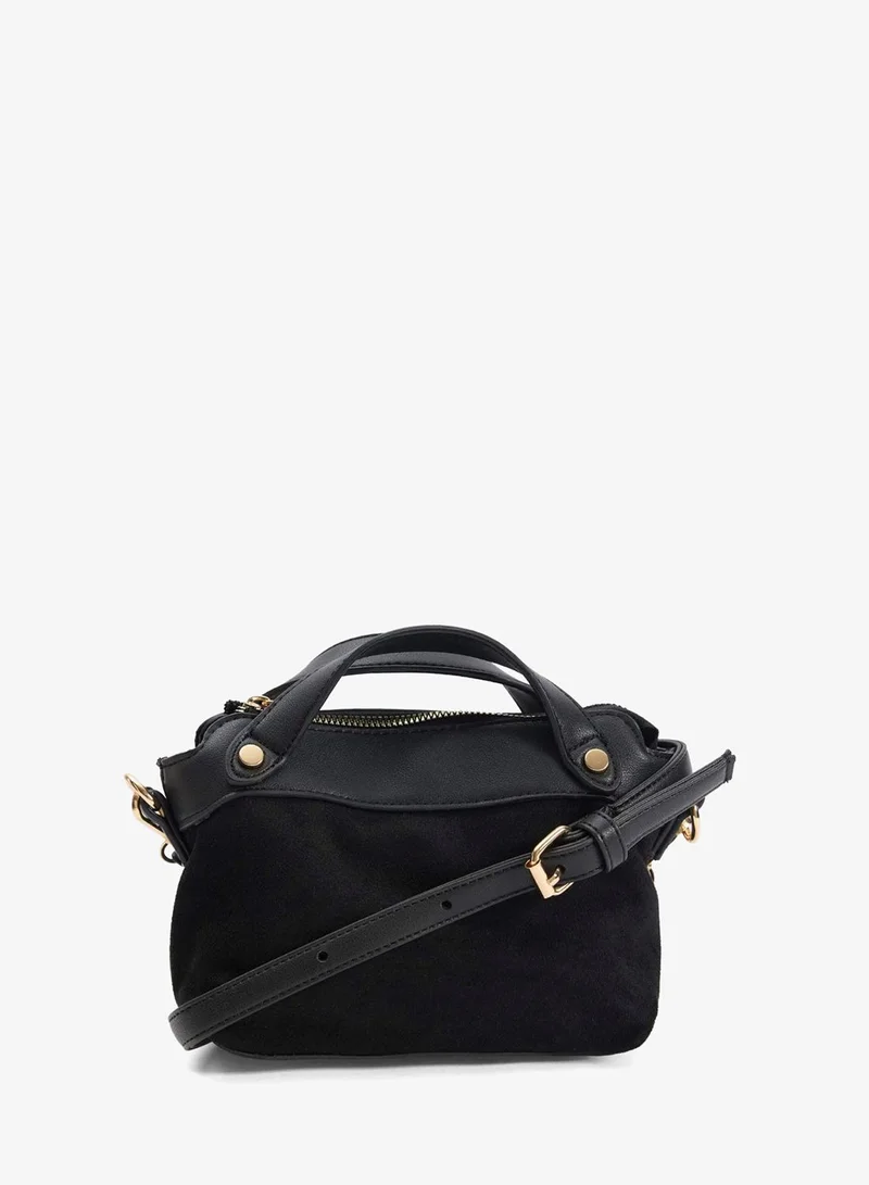 ديفاكتو Suede Crossbody Bag