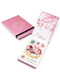 Generic Portable Watercolor Paper, Hot Press Watercolor Journal,50% Cotton 140 lb/300gsm 20 Sheets 7.6’’ x 5.3’’ Travel Art Journal for Beginners and Artists  - Image 1