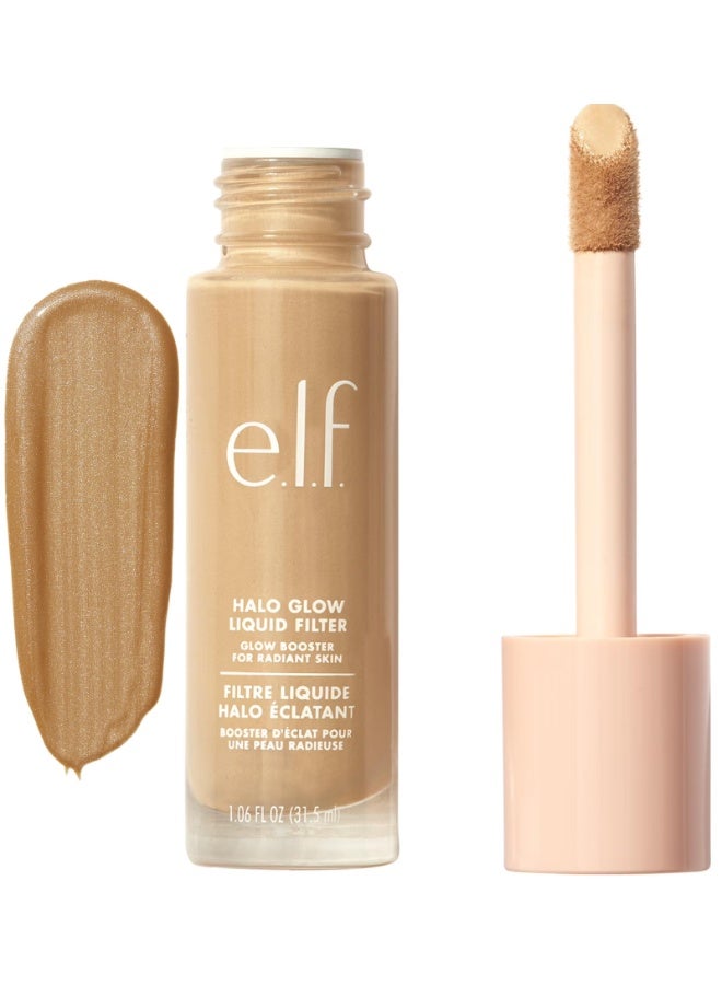 elf Halo Glow Liquid Filter Complexion Booster for a Radiant Soft Focused Look with Hyaluronic Acid  Shade 5 Medium/Tan 31.5 ml - Image 1