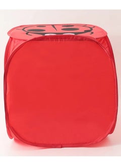 Happy Home Square Laundry Basket with Lid for Storing Laundry and Kids' Toys (Random Color)  - Image 3
