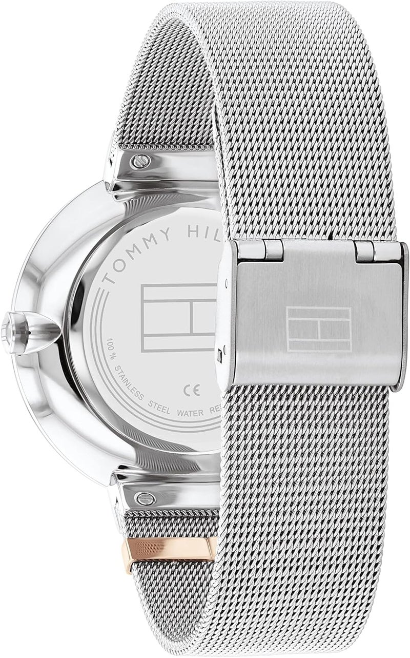 Tommy Hilfiger Women's Silver White Dial Stainless Steel Watch - Image 5