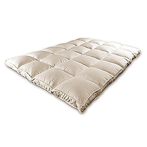 Jaipur Linen Jaipur Linen 3000 GSM Small Queen Size Bed Finest Imported Super Microfiber Soft Mattress PaddingTopper Beige60 75In  - Image 3