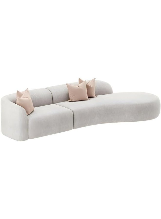 Zayn comforts Tight Back Modern Cotton and Linen Sofa