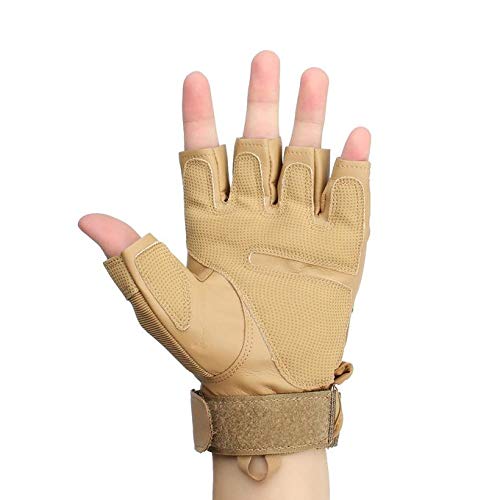 IRIS Microfiber Hard Knuckle Military Gear,Driving,Shooting,Riding, Motorcycling,Boxing,Outdoor Half Finger Tactical Gloves - Image 5