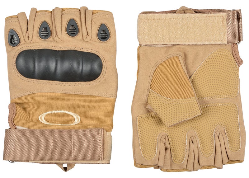 IRIS Microfiber Hard Knuckle Military Gear,Driving,Shooting,Riding, Motorcycling,Boxing,Outdoor Half Finger Tactical Gloves - Image 1