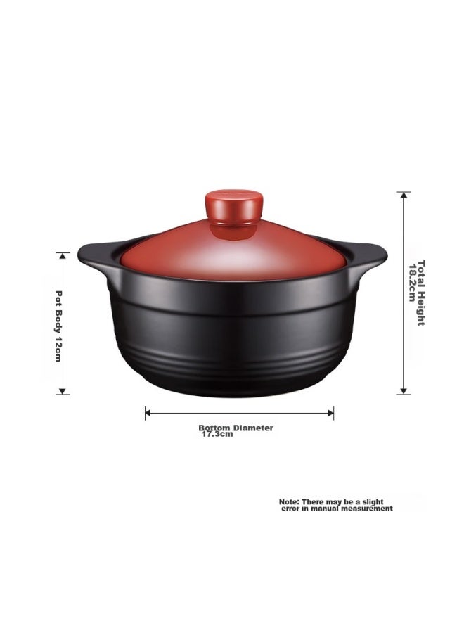 Supor Ceramic Pot, 3.2l Capacity, Suitable For Stewing, Soup Making, And Health-preserving Cooking, Heat-resistant, Crack-resistant, Model Eb32jat01-r - Image 4
