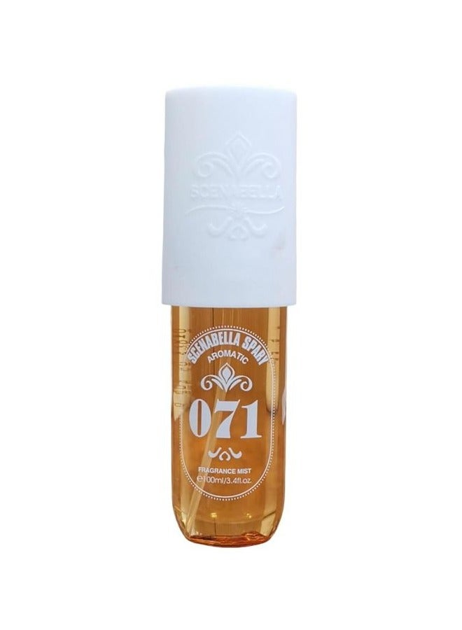Scenabella Aromatic 071 Hair & Body Perfume Mist 100ml | Vanilla, Coconut, Tonka Bean & Chocolate Gourmand Scent | Long-Lasting Fragrance Spray for Hair & Skin
