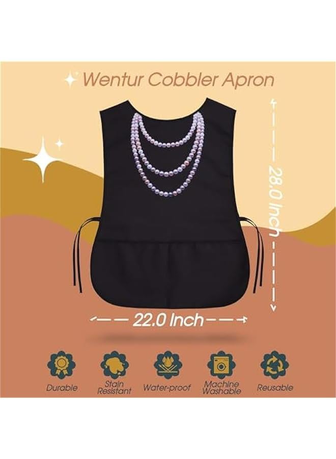 Women's Vest Style Cobbler Apron with Pockets - Ideal for Housekeeping, Cleaning, Kitchen, and Chef Work (1 Pack) - Image 2
