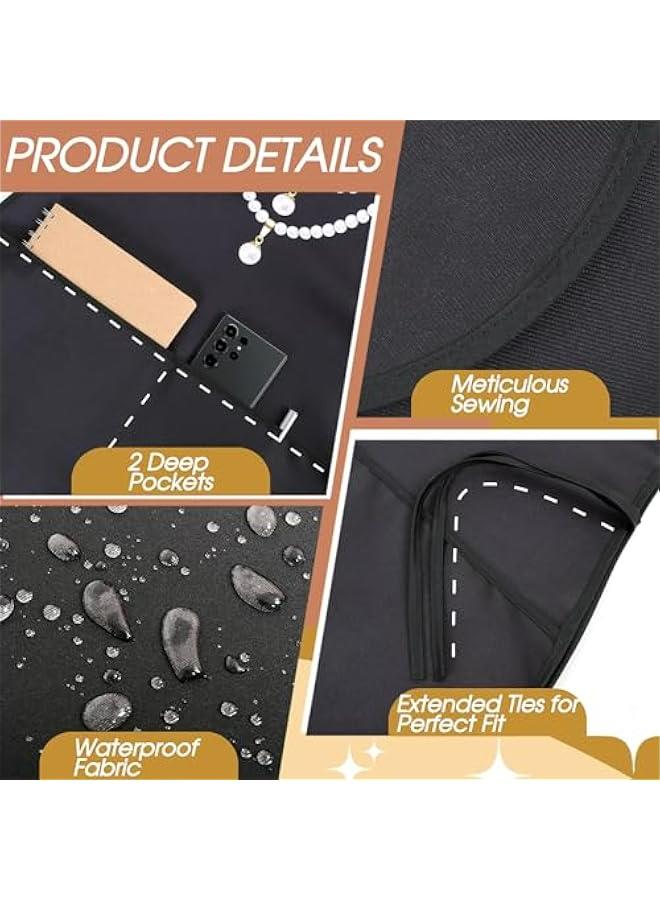 Women's Vest Style Cobbler Apron with Pockets - Ideal for Housekeeping, Cleaning, Kitchen, and Chef Work (1 Pack) - Image 3