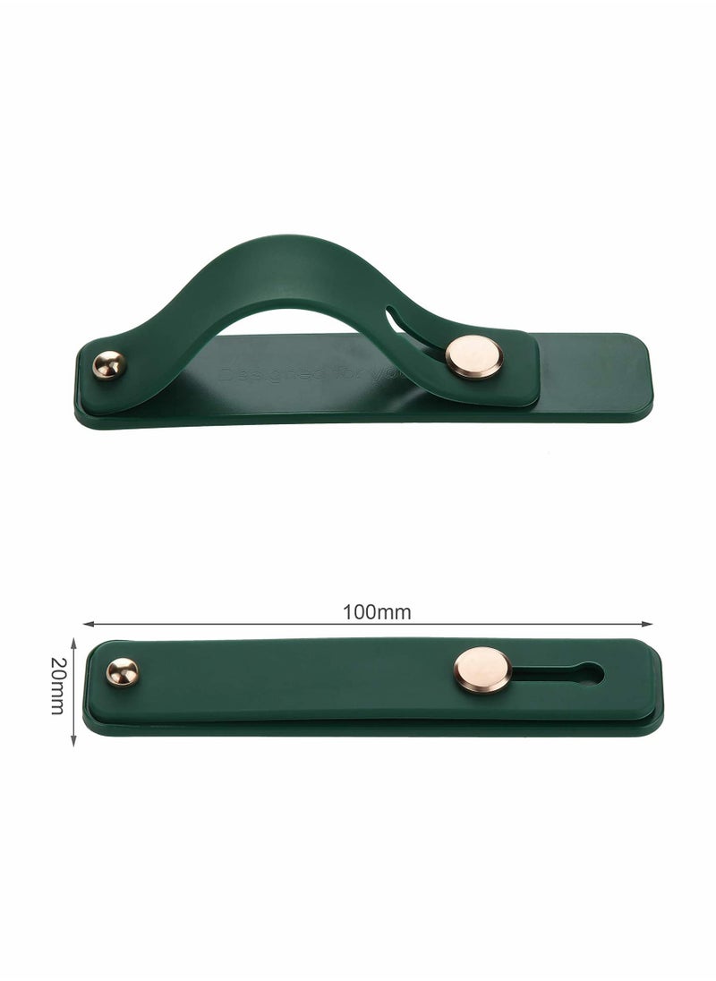 Excefore - 6 Pieces Phone Grip Holder Cell Phone Grip Strap Telescopic Phone Finger Strap Stand Universal Finger Kickstand for Most Tablets and Smartphones - Image 1