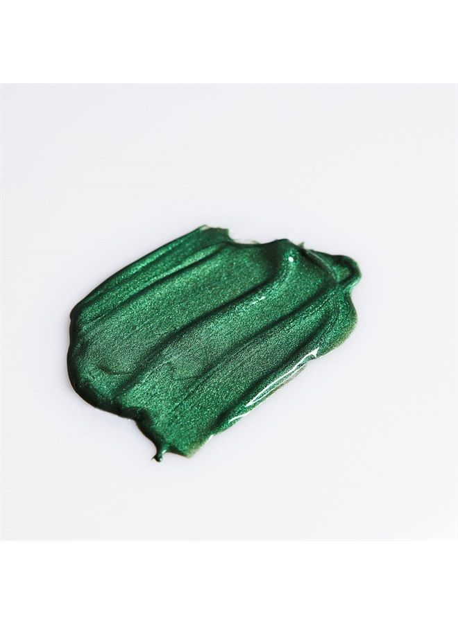 Cosmic Moon Metallic Face Paint makeup for the Face & Body - 0.40fl oz - Create mesmerising metallic face paint designs! - Green - Image 3