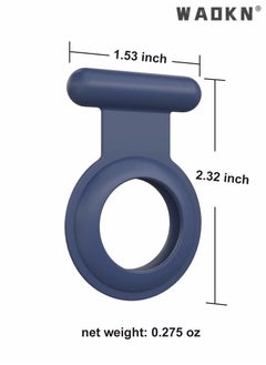 WAOKN AirTag Holder with Brooch Pin(2 Pack), Hidden AirTag Case for Clothing, Suitable for Kids, Elder, Better Substitute for AirTag Accessories of Necklace, Wristband,Compatible with Apple Air Tag Tracker  - Image 5