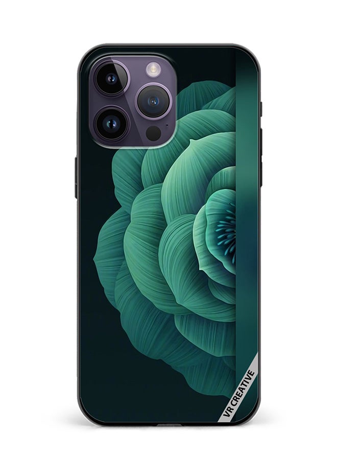 VR CREATIVE Protective Case Cover For Apple iPhone 16 Pro Max Flower Design Multicolour