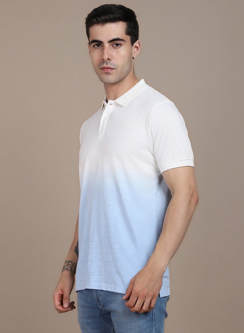 Dennis Lingo Blue T-Shirt for Men, Modern Casual - Image 5