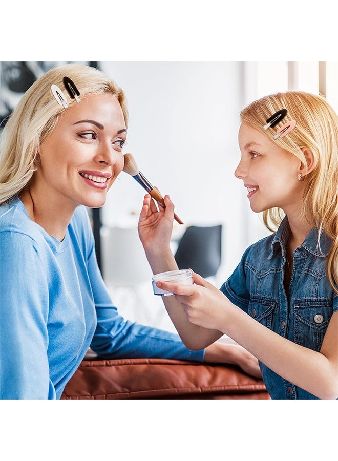 8 Pcs No Crease Hair Clips, No Bend Hair Clips, Flat Hair Barrettes Alligator Duck Billed Clips For Women Girls Styling Sectioning Makeup Bangs Curl Accessories Salon Hairstyle Pink, White, Black - Image 5