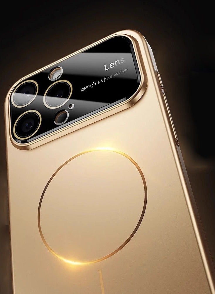 general Magnetic Case for iPhone 16 Pro Max, Ultra Thin Frosted Mobile Phone Case Screen Camera Protection Support Wireless Charging Case - Image 3