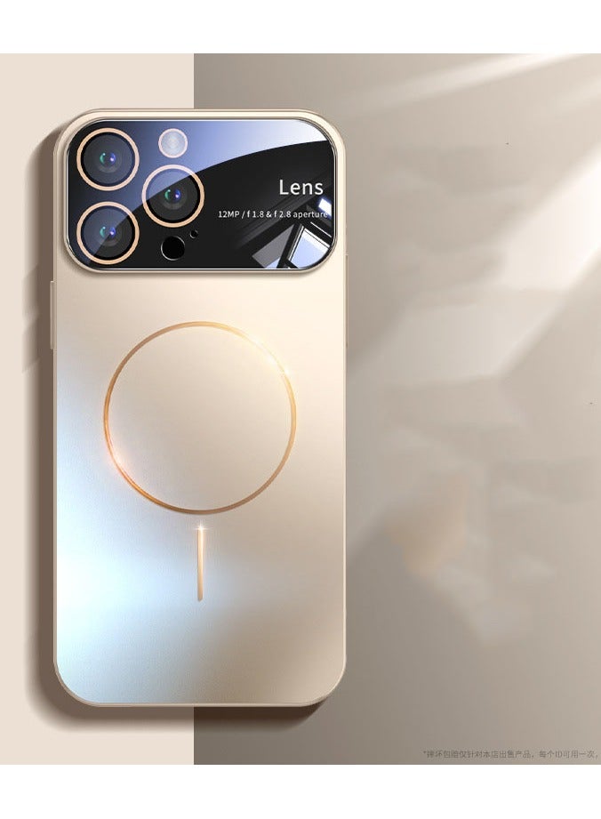 general Magnetic Case for iPhone 16 Pro Max, Ultra Thin Frosted Mobile Phone Case Screen Camera Protection Support Wireless Charging Case - Image 2