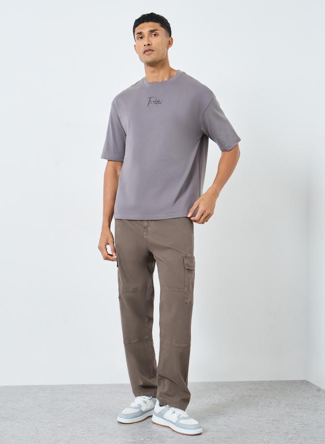 Styli Loose Fit Utility Cargo Jeans - Image 2