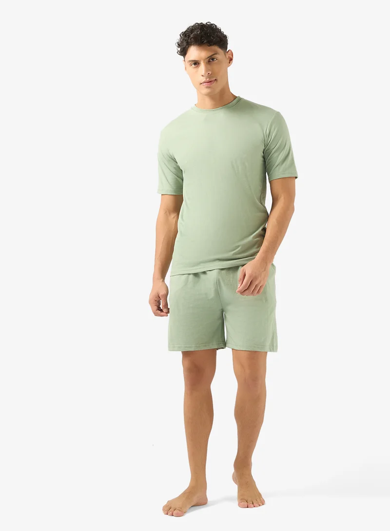 Nightwear T-Shirt & Shorts Set