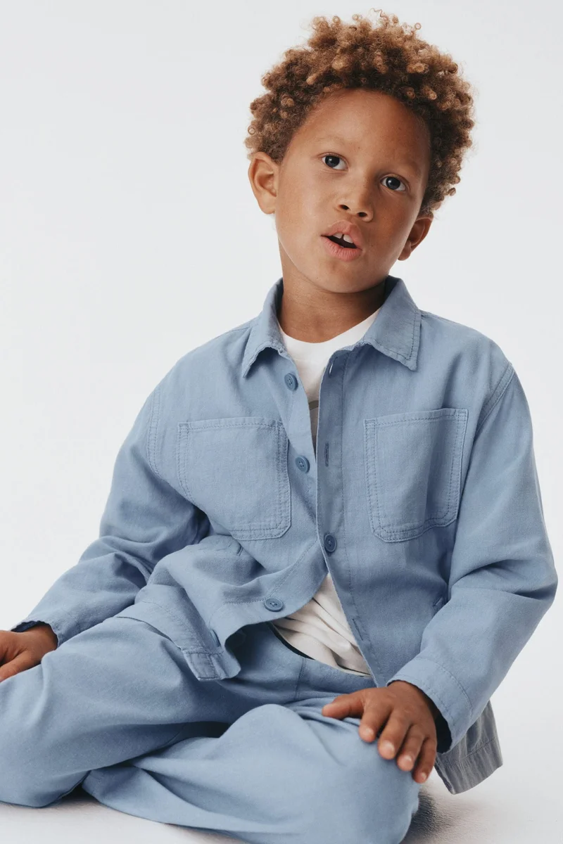 H&M Linen-blend joggers