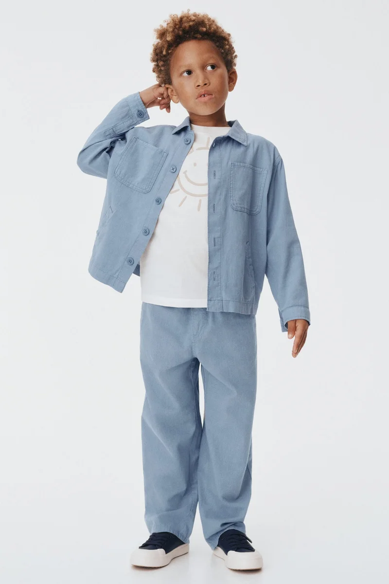 H&M Linen-blend joggers