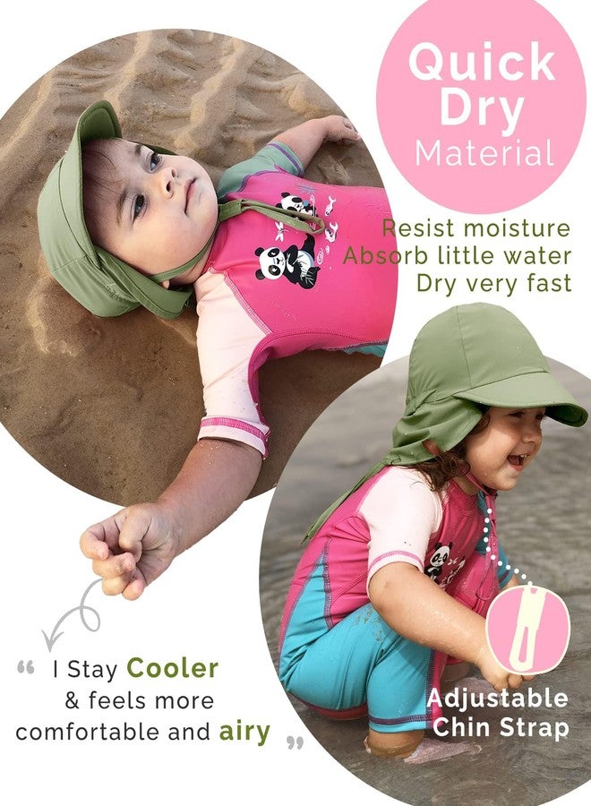 FURTALK Baby Sun Hat Girls and Boys Summer Beach Swim Hat Essentials UPF 50+ - Image 3