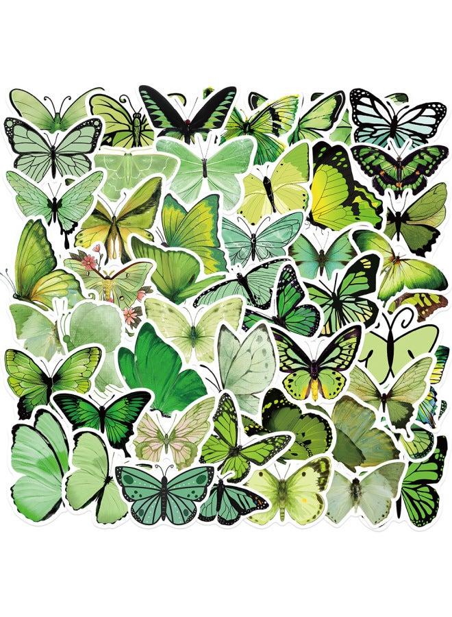 50/5 Varied Butterfly Series Hand Account Stickers Cute Waterproof Children's Pvc Stickers Korean Goo Card Material