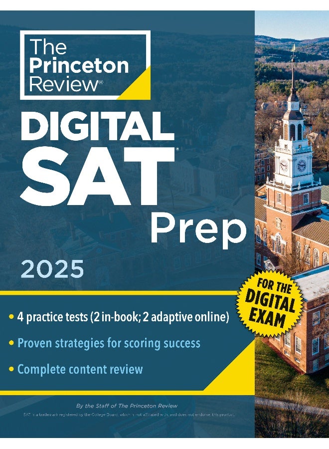 تحضير SAT الرقمي من برينستون ريفيو، 2025