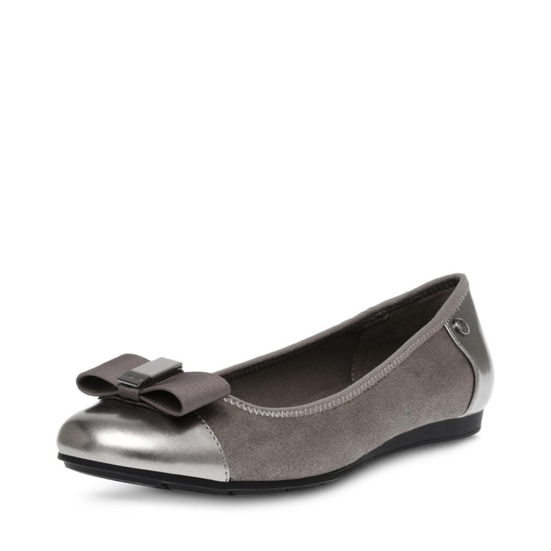 Anne Klein Womens Ballet Flat Alive Pewter Multi 7 - Image 2