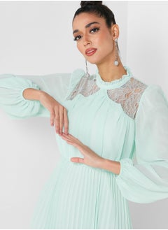True Decadence Mesh Detail Balloon Sleeve Dress  - Image 3