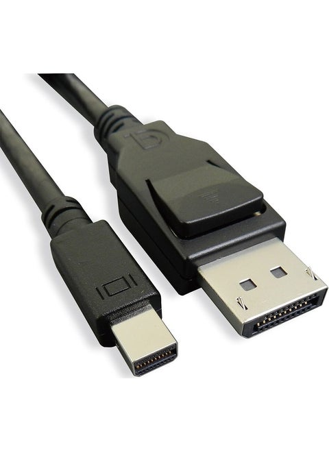 V1.2 Vesa DisplayPort Certified 21.60 Gbps Bandwith 5K 30Hz, 4K 60Hz, 2K 165Hz, 1080p 240Hz Supported FreeSync G-Sync Thunderbolt 2 Mini Displayport Cable - CK01