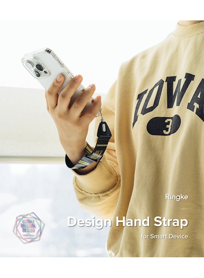Ringke Hand Strap, Wrist Lanyard String Strap Designed for Universal iPhone/Galaxy/Android Cell Phone Case, Digital Camera, DSLR, Tablet, Keys, ID - Danger Black - Image 2