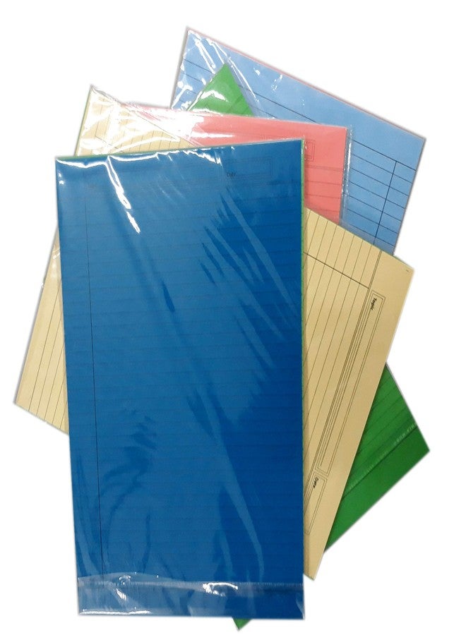 Aryahi Enterprises A4 Multipurpose Paper Sheet with Both Side Ruled Lines for Project/Assignment (Multicolour) -5 Pack of 100 Sheets - Image 3