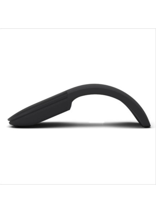 Three-generation Bluetooth folding wireless arc mouse black - Image 1